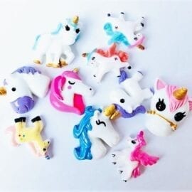Miniatyr Deco Unicorn Mix 10-pack – Slime Dekorationer