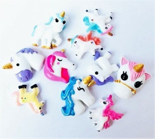 Miniatyr Deco Unicorn Mix 10-pack – Slime Dekorationer