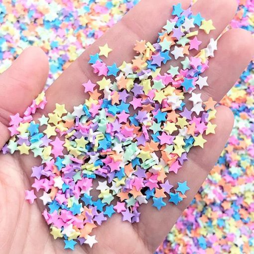 Polymerlera Miniatyr Deco Strössel Mix i Akrylburkar 12-pack - Bild 7