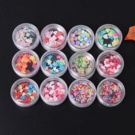 Miniatyr Deco Strössel Mix 12-pack - Slime Dekorationer