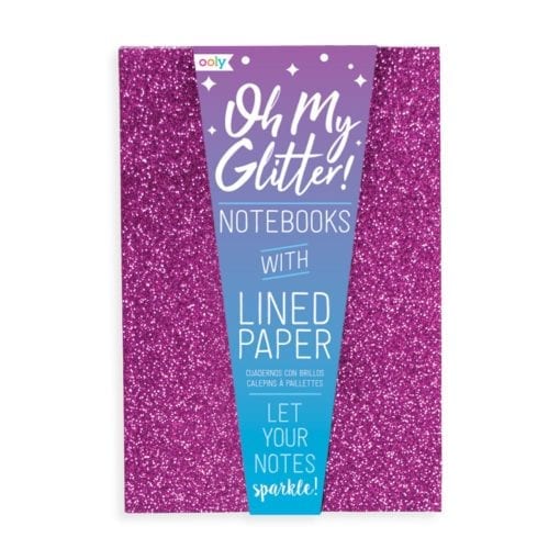 OOLY Glamtastic Glitter Notebooks Pink - Set of 3