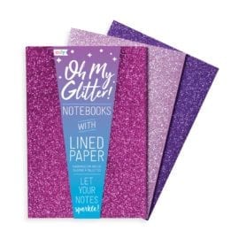 OOLY Glamtastic Glitter Notebooks Pink - Set of 3