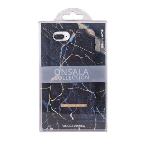 ONSALA COLLECTION Soft Black Galaxy Marble Case iPhone 8/7 - Bild 2