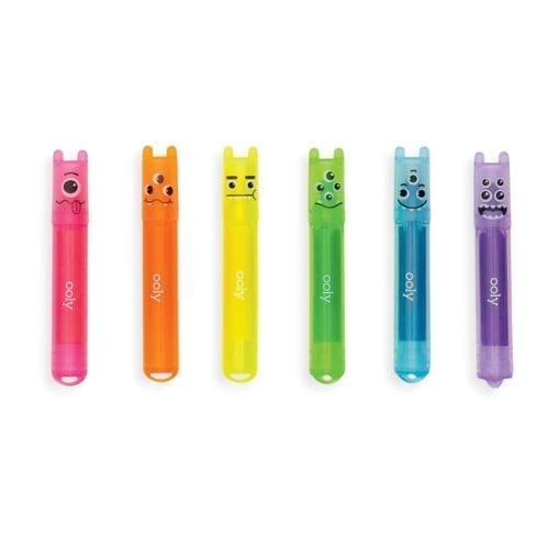 OOLY Mini Monster Scented Highlighters - Set of 6