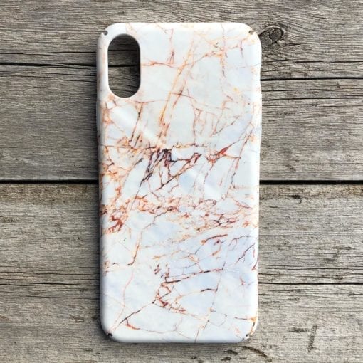 Mobilskal Gyllene Carrara Marmor till iPhone X/XS