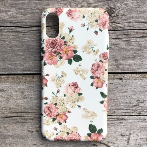 Mobilskal Klassiska Blommor till iPhone X/XS