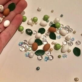 111416 DIY Charms Bird Nest + Plastburk Med Skruvlock