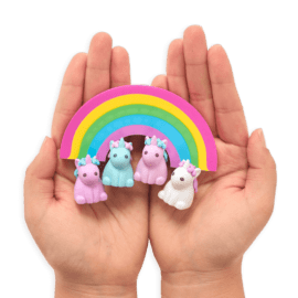OOLY 5-pack Luktsudd med Jordgubbsdoft Unique Unicorns