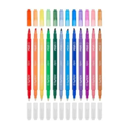 OOLY Switch-Eroo Color Changing Markers Set of 12