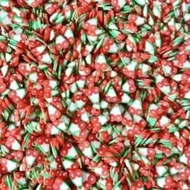 111585-4 Fruit Fimo Cane Slices Cherry