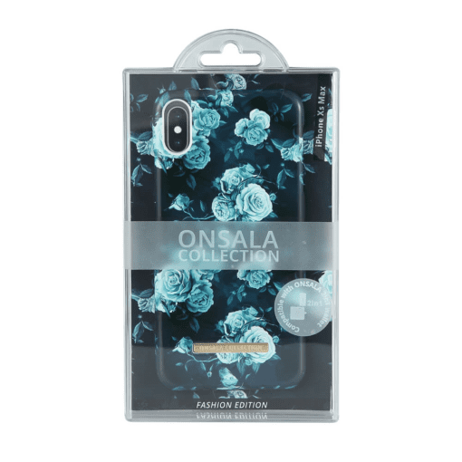 ONSALA COLLECTION Shine Dark Flower Case iPhone Xs Max