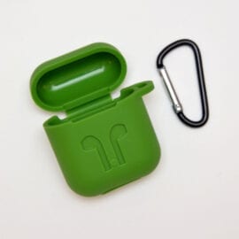 silikonskal earpods grön