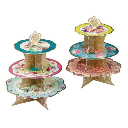 Kakfat Ställ Vintage Blommönster - Truly Scrumptious