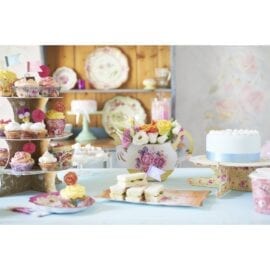 Kakfat Ställ Vintage Blommönster - Truly Scrumptious