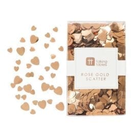 Konfetti Roseguld Metallic - Party Porcelain