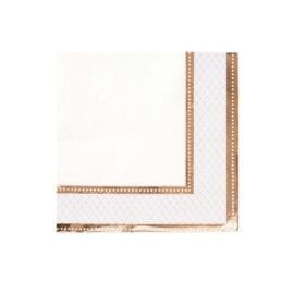 Servetter Roseguld Metallic - Party Porcelain