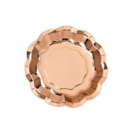 Pappersassietter Roseguld Metallic - Party Porcelain