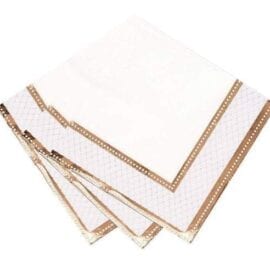Servetter Roseguld Metallic - Party Porcelain