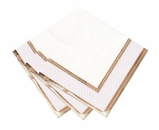 Servetter Roseguld Metallic - Party Porcelain