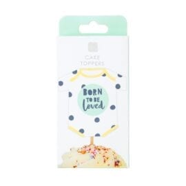 Canapéflaggor Body - Baby Shower Born To Be Loved