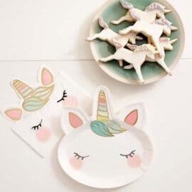 Papperstallrik Enhörning - We Heart Unicorns