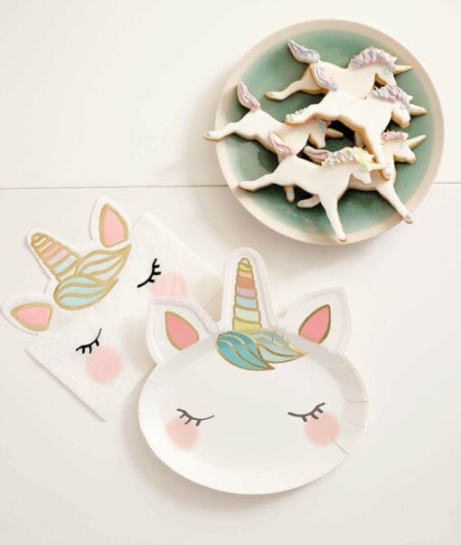 Papperstallrik Enhörning - We Heart Unicorns