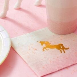 Servetter Enhörning - We Heart Unicorns Pastel