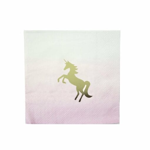 Servetter Enhörning - We Heart Unicorns Pastel