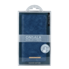 ONSALA COLLECTION Plånboksfodral Royal Blue till Apple Iphone XS Max