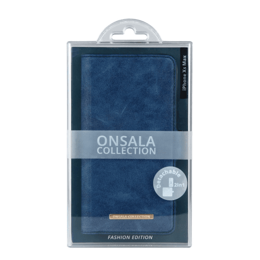 ONSALA COLLECTION Plånboksfodral Royal Blue till Apple Iphone XS Max