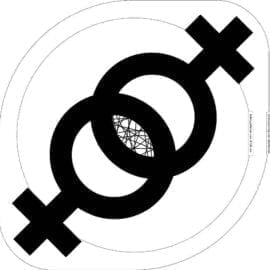 Bricka F+F av Erika Tubbin Kollektion EQUALITY