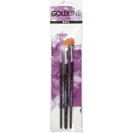 Pensel Allround Platt 3-pack