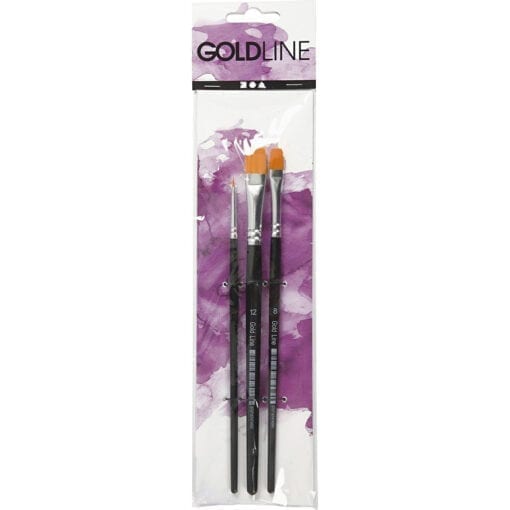 Pensel Allround Platt 3-pack