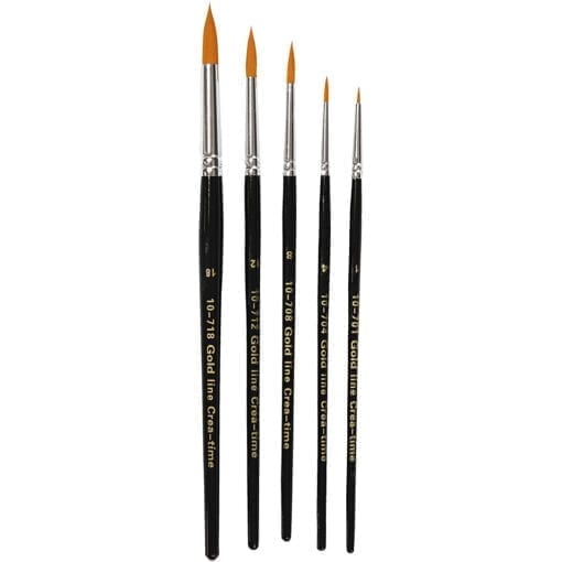 Pensel Allround Rund 5-pack