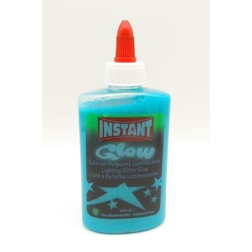 Instant Självlysande G.I.D. Glitter 147 ml PVA Lim Till Slime Blå