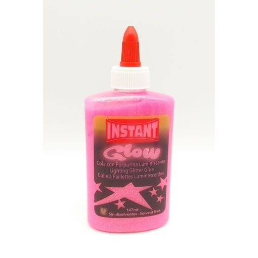 Instant Självlysande G.I.D. Glitter 147 ml PVA Lim Till Slime Rosa