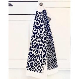 Kökshandduk Leopard & Ormskinn - Kollektion Wildlife