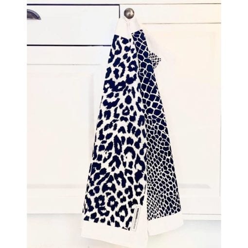 Kökshandduk Leopard & Ormskinn - Kollektion Wildlife