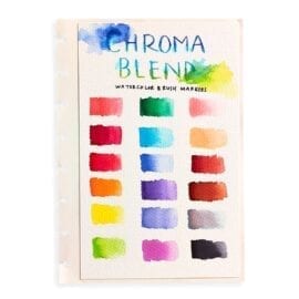 OOLY Chroma Blends Watercolor Brush Markers - set of 18