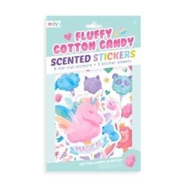 111943-2 OOLY Luktisar Fluffy Cotton Candy Scented Stickers
