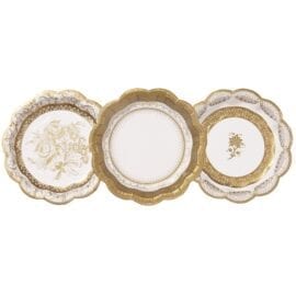 Pappersassietter Vintage Guld – Party Porcelain