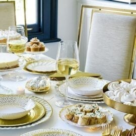 Papperstallrikar Guld Metallic – Modern Metallics