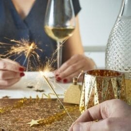 Bordslöpare Guld & Glitter