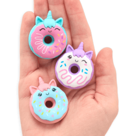 OOLY 3-pack Pusselsudd, Luktsudd med Vaniljdoft Magic Bakery Unicorn Donuts
