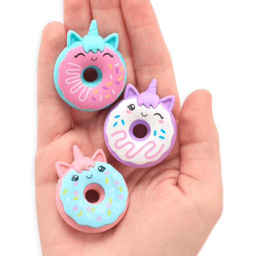 OOLY 3-pack Pusselsudd, Luktsudd med Vaniljdoft Magic Bakery Unicorn Donuts