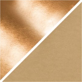 112038 Läderpapper Rosa Guld Guld 1 m
