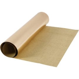 112038 Läderpapper Rosa Guld Guld 1 m