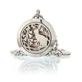Halsband Aromaterapi Cat and Flowers 25 mm