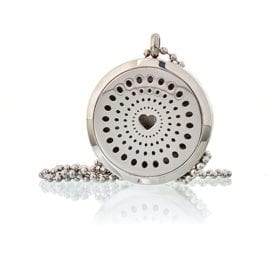 Halsband Aromaterapi Diamonds Heart 30 mm