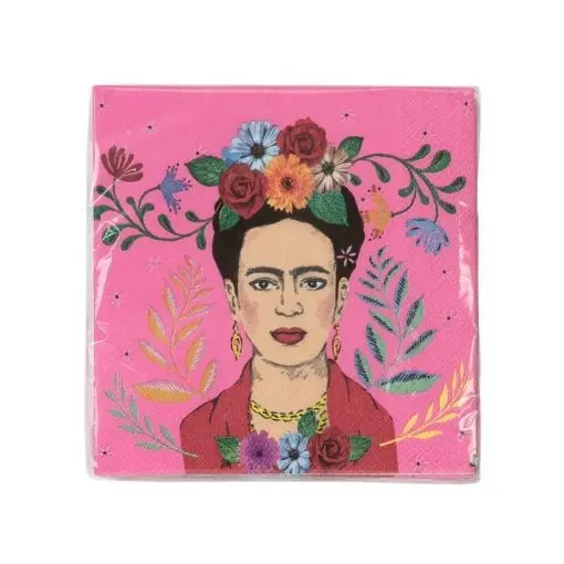 112140-2 Servetter Boho Frida Kahlo